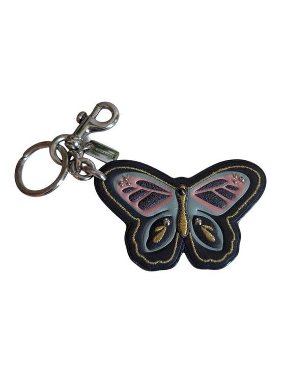 Coach Accessories - Coach Leather Butterfly Bag Charm/Keychain - EUC!